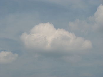 Low angle view of clouds in sky