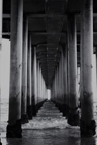 View of pier over sea