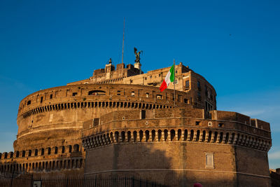 The beautiful mausoleum of hadrian also called sant angelo castle built on the year 139 ad