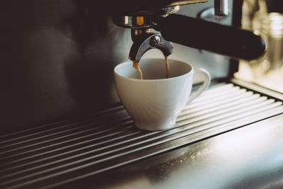 Close-up of coffee cup