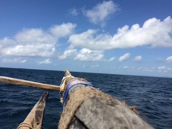 Scenic view of calm sea against sky