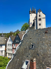 Low angle view of building against sky