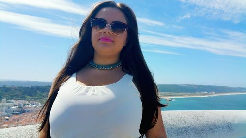 Portrait of young woman