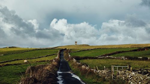 Panoramic view of landscape against sky