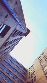 Low angle view of buildings against sky