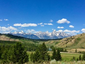 Scenic view of landscape against sky