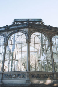 Low angle view of historical building