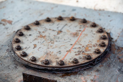 Close-up of rusty metal