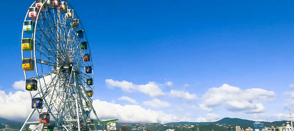 Ferris wheel in amusement park