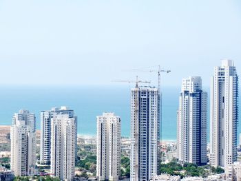 Modern buildings against sky