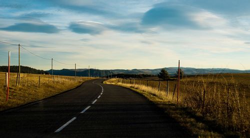 Road on the causse 