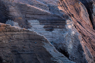 Full frame shot of rock formations