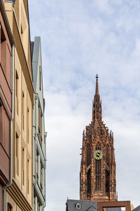 Low angle view of buildings against sky