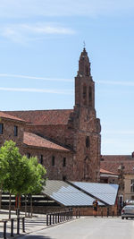 Exterior of building against sky in city