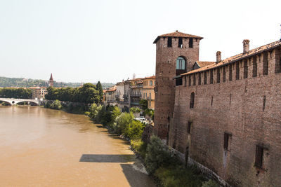 View of old building against sky