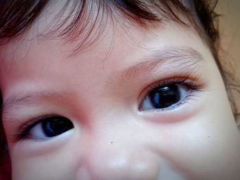 Close-up portrait of girl