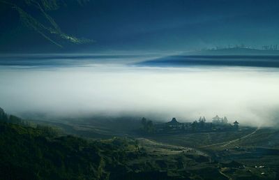 Scenic view of landscape against sky