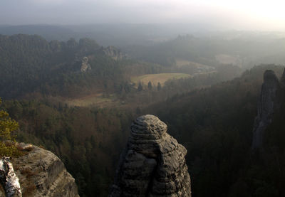 View of mountain landscape