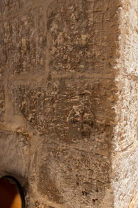 Close-up of old wall