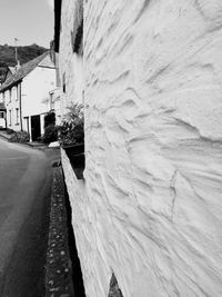Road in front of building