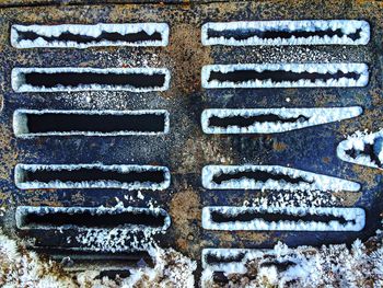 Full frame shot of paving stone