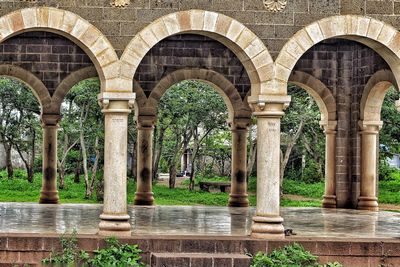 View of arch bridge