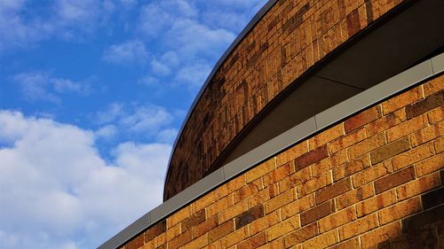 Low angle view of building against sky