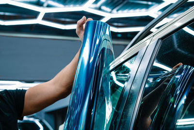 Professional installation of ceramic window solar protection film