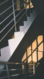 Low angle view of staircase in building