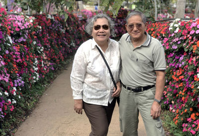 Portrait of a smiling young couple