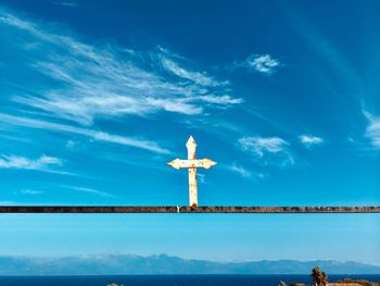 Crucifix greece blue sky great weather