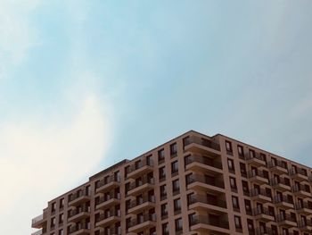 Low angle view of building against sky