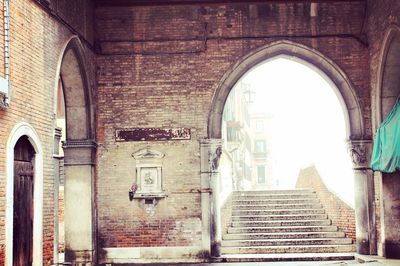 Interior of old building