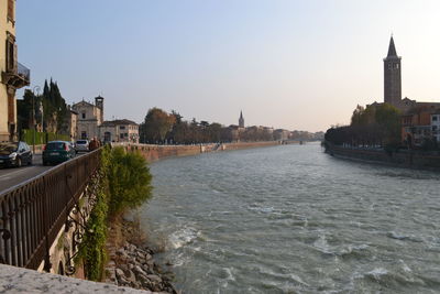 View of city at waterfront