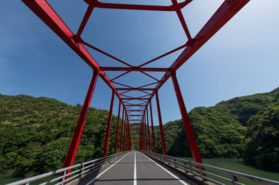 Bridge with trees in background