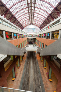 Train at railroad station