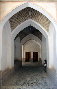 Corridor of historic building