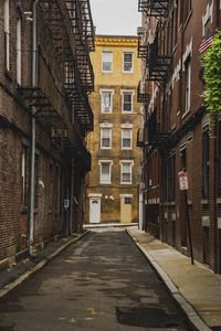 Street amidst buildings in city