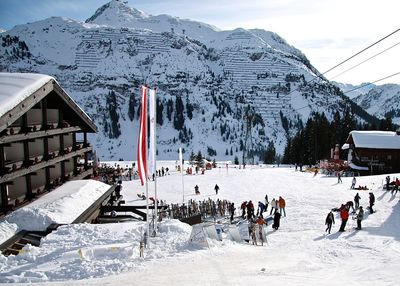 Snow covered landscape