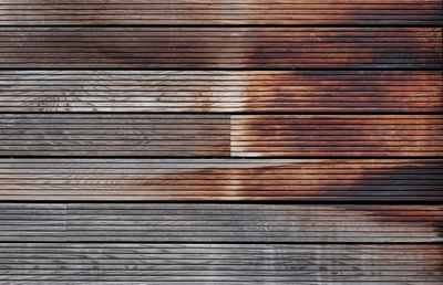 Full frame shot of wooden wall