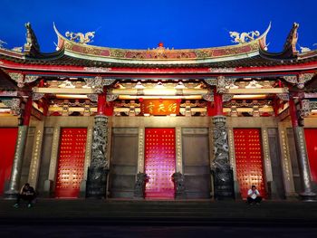 Facade of a temple