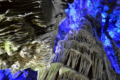 Close-up of water in cave