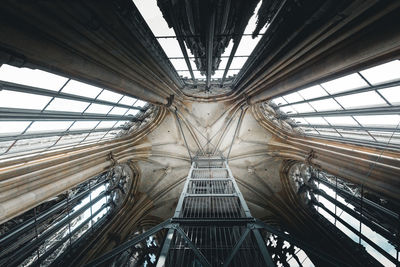 Low angle view of ceiling of building