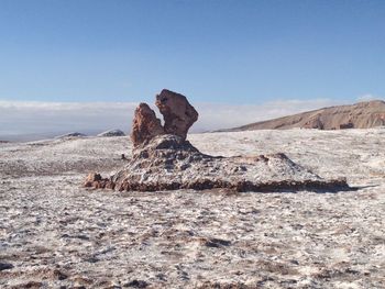 Scenic view of rock formations