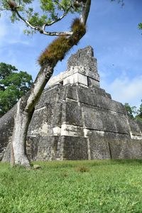 Low angle view of a structure