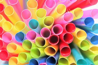 Full frame shot of multi colored balloons