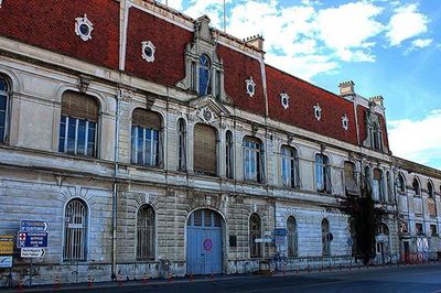 Low angle view of building against sky