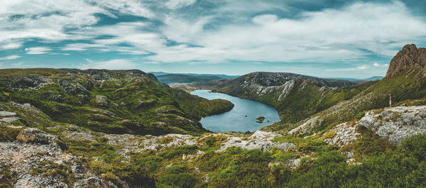 Scenic view of landscape against sky