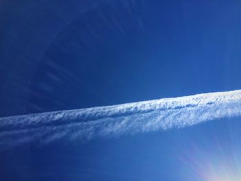 Low angle view of snow covered landscape