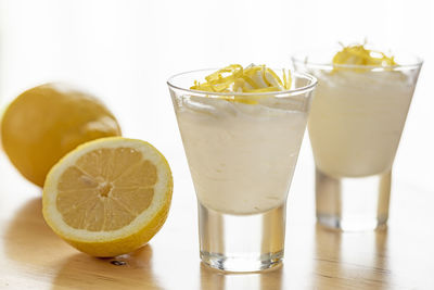 Close-up of drink on table